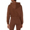 Amazon Essentials Women’s Relaxed Fit Crop Pullover Hoodie Sweatshirt with Drawstring, Soft (Available in Plus Size)(Deep Brown)