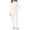 Amazon Essentials Women’s Relaxed Fit Crop Pullover Hoodie Sweatshirt with Drawstring, Soft (Available in Plus Size)(Eggshell White)