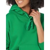Amazon Essentials Women’s Relaxed Fit Crop Pullover Hoodie Sweatshirt with Drawstring, Soft (Available in Plus Size)(Green)