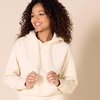 Amazon Essentials Women’s Relaxed Fit Crop Pullover Hoodie Sweatshirt with Drawstring, Soft (Available in Plus Size)(Oatmeal Heather  Jellyfish)