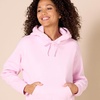 Amazon Essentials Women’s Relaxed Fit Crop Pullover Hoodie Sweatshirt with Drawstring, Soft (Available in Plus Size)(Pastel Pink)
