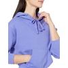 Amazon Essentials Women’s Relaxed Fit Crop Pullover Hoodie Sweatshirt with Drawstring, Soft (Available in Plus Size)(Purple Blue)