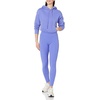 Amazon Essentials Women’s Relaxed Fit Crop Pullover Hoodie Sweatshirt with Drawstring, Soft (Available in Plus Size)(Purple Blue)
