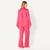 Amazon Essentials Women’s Satin Long Sleeve Shirt and Pant Pajama Set(Hot Pink)