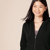 Amazon Essentials Women’s Sherpa-Lined Fleece Full-Zip Hooded Jacket with Drawstring (Available in Plus Size)(Black)