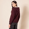 Amazon Essentials Women’s Sherpa-Lined Fleece Full-Zip Hooded Jacket with Drawstring (Available in Plus Size)(Burgundy)