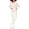 Amazon Essentials Women’s Sherpa-Lined Fleece Full-Zip Hooded Jacket with Drawstring (Available in Plus Size)(Light Pink)