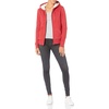 Amazon Essentials Women’s Sherpa-Lined Fleece Full-Zip Hooded Jacket with Drawstring (Available in Plus Size)(Red Heather)