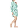 Amazon Essentials Women’s Woven Flannel Notch Collar Nightgown (Available in Plus Size)(Ecru Festive Tree)