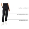 Amazon Essentials x Sofia Grainge Women’s High-Rise Relaxed-Fit Jogger with Elastic Waist(Black)
