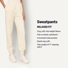 Amazon Essentials x Sofia Grainge Women’s High-Rise Relaxed-Fit Jogger with Elastic Waist(Ivory)