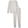 Amazon Essentials Women’s Cotton Thermal Long Underwear Pajama Sets(Heather Grey)