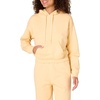 Amazon Essentials Women’s Relaxed Fit Crop Pullover Hoodie Sweatshirt with Drawstring, Soft (Available in Plus Size)(Warm Yellow)