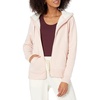 Amazon Essentials Women’s Sherpa-Lined Fleece Full-Zip Hooded Jacket with Drawstring (Available in Plus Size)(Light Pink)