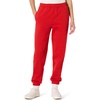 Amazon Essentials x Sofia Grainge Women’s High-Rise Relaxed-Fit Jogger with Elastic Waist(Red)