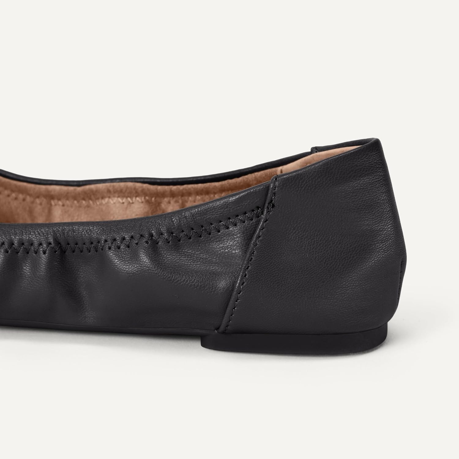 image:imageAmazon Essentials Womens Belice Comfortable SlipOn Ballet Flats ShoesBlack Faux Leather
