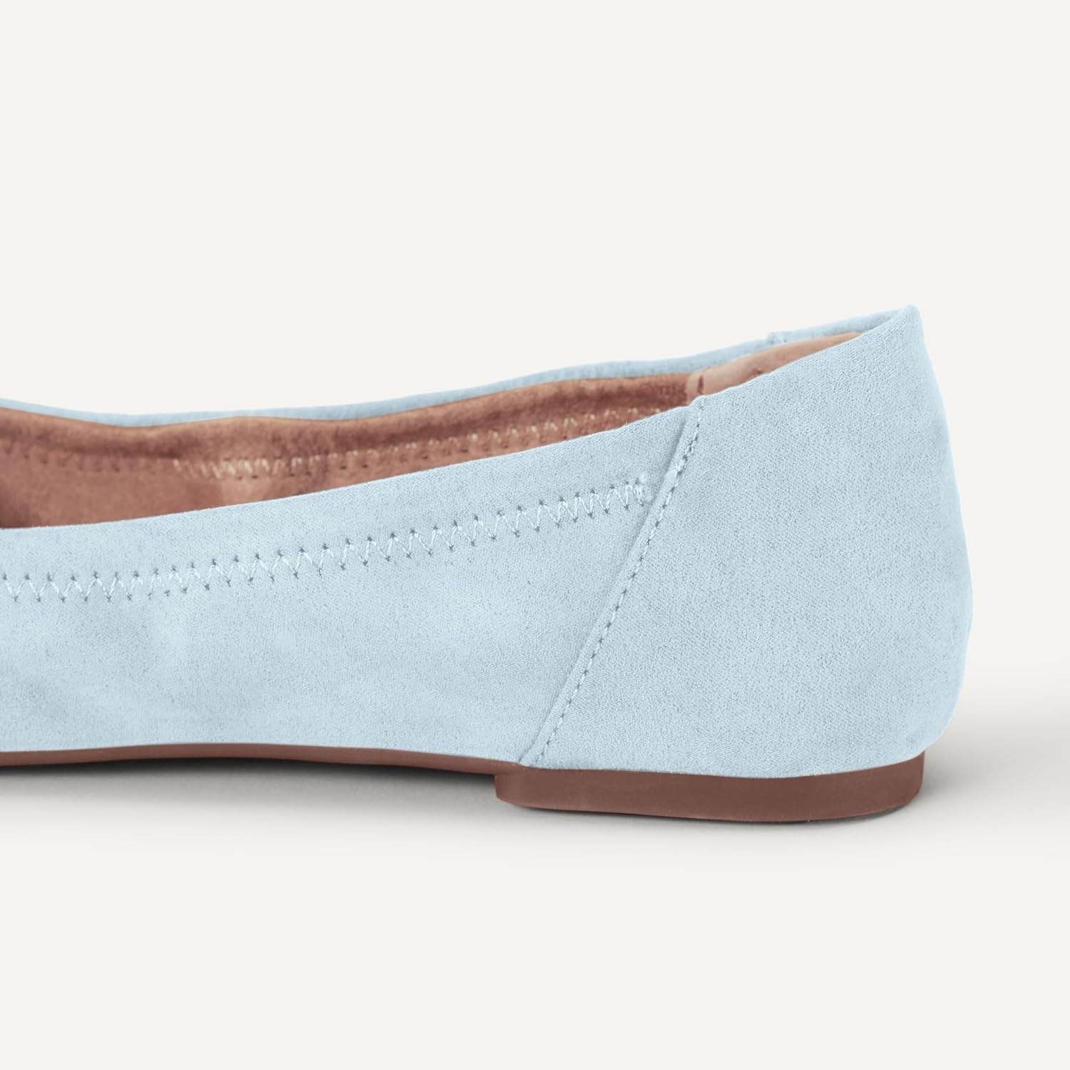 image:imageAmazon Essentials Womens Belice Comfortable SlipOn Ballet Flats ShoesLight Blue