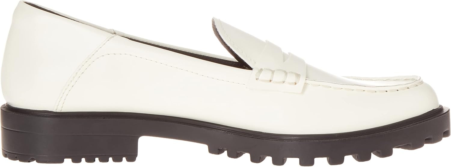 image:imageAmazon Essentials Womens Constructed LoaferEcru Faux Leather
