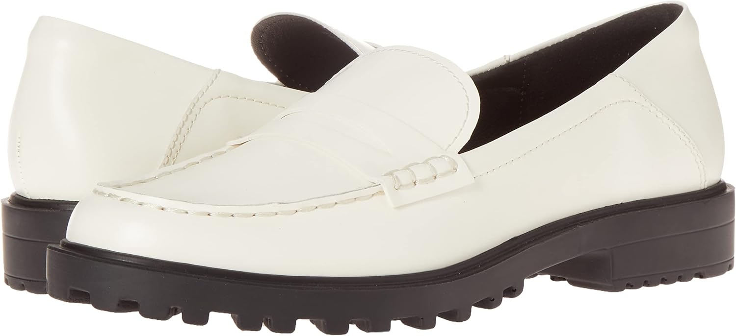 image:imageAmazon Essentials Womens Constructed LoaferEcru Faux Leather