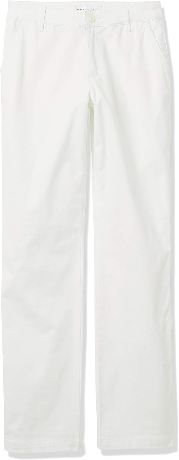 image:imageAmazon Essentials Womens Curvy StraightLeg MidRise Stretch Twill Chino PantsBright White