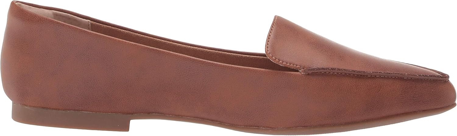 image:imageAmazon Essentials Womens Loafer FlatChestnut Brown Faux Leather