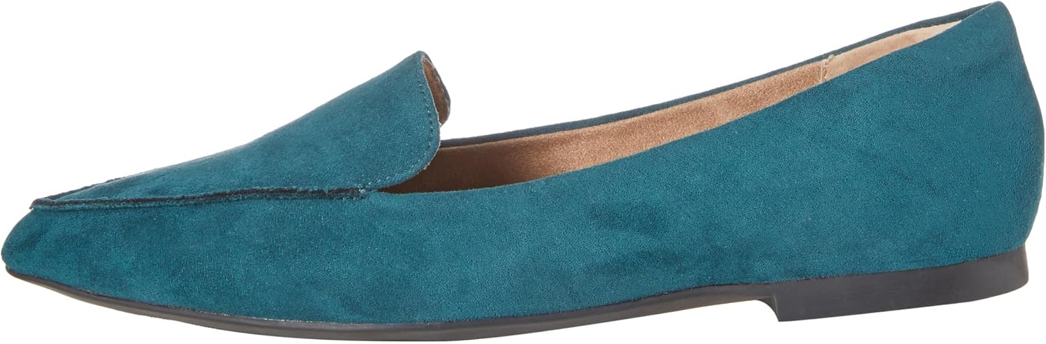 image:imageAmazon Essentials Womens Loafer FlatDark Turquoise Microsuede