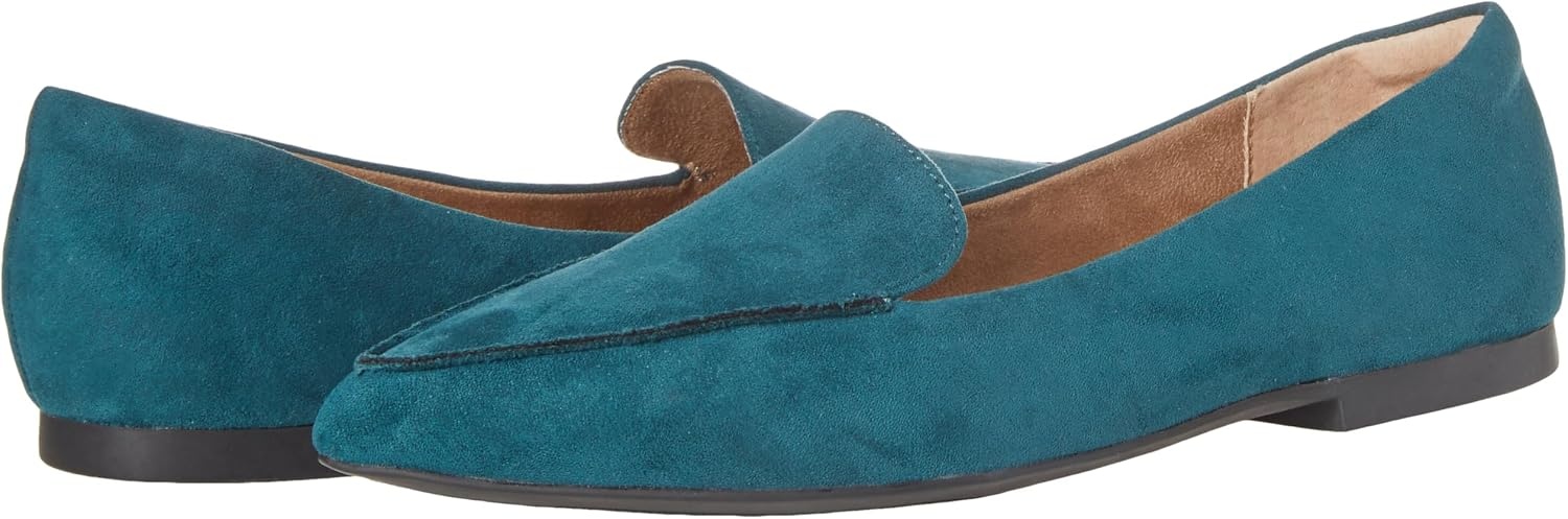 image:imageAmazon Essentials Womens Loafer FlatDark Turquoise Microsuede