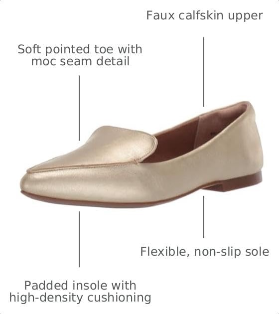 image:imageAmazon Essentials Womens Loafer FlatGold