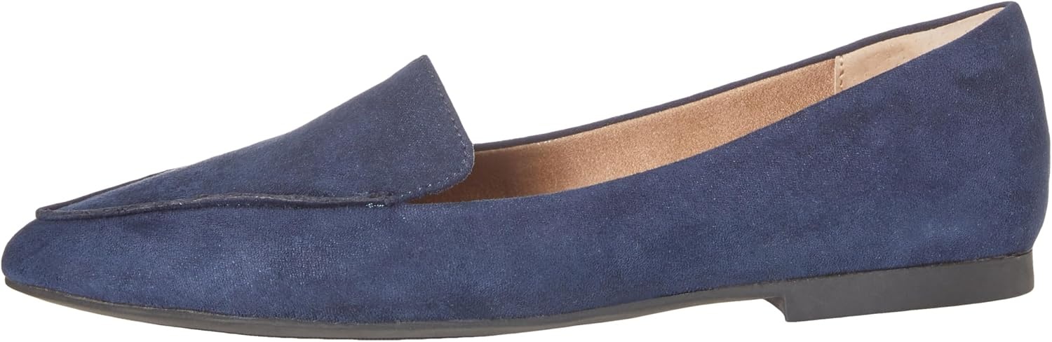 image:imageAmazon Essentials Womens Loafer FlatNavy Microsuede