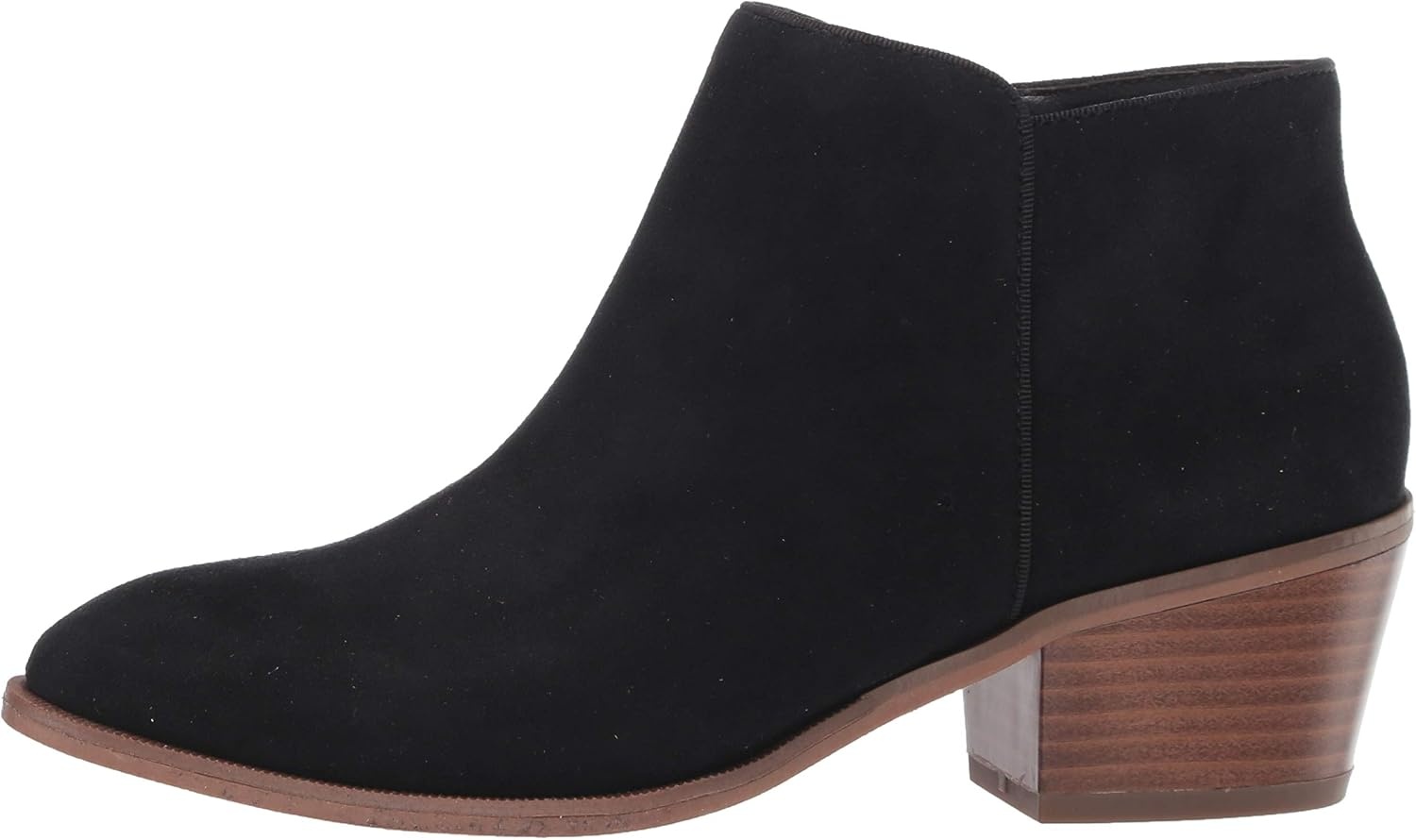image:imageAmazon Essentials Womens Low Heel Ankle Boots with Side Zipper Stacked Block HeelBlack