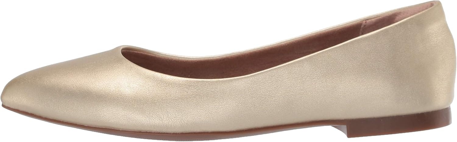 image:imageAmazon Essentials Womens PointedToe Ballet FlatsGold