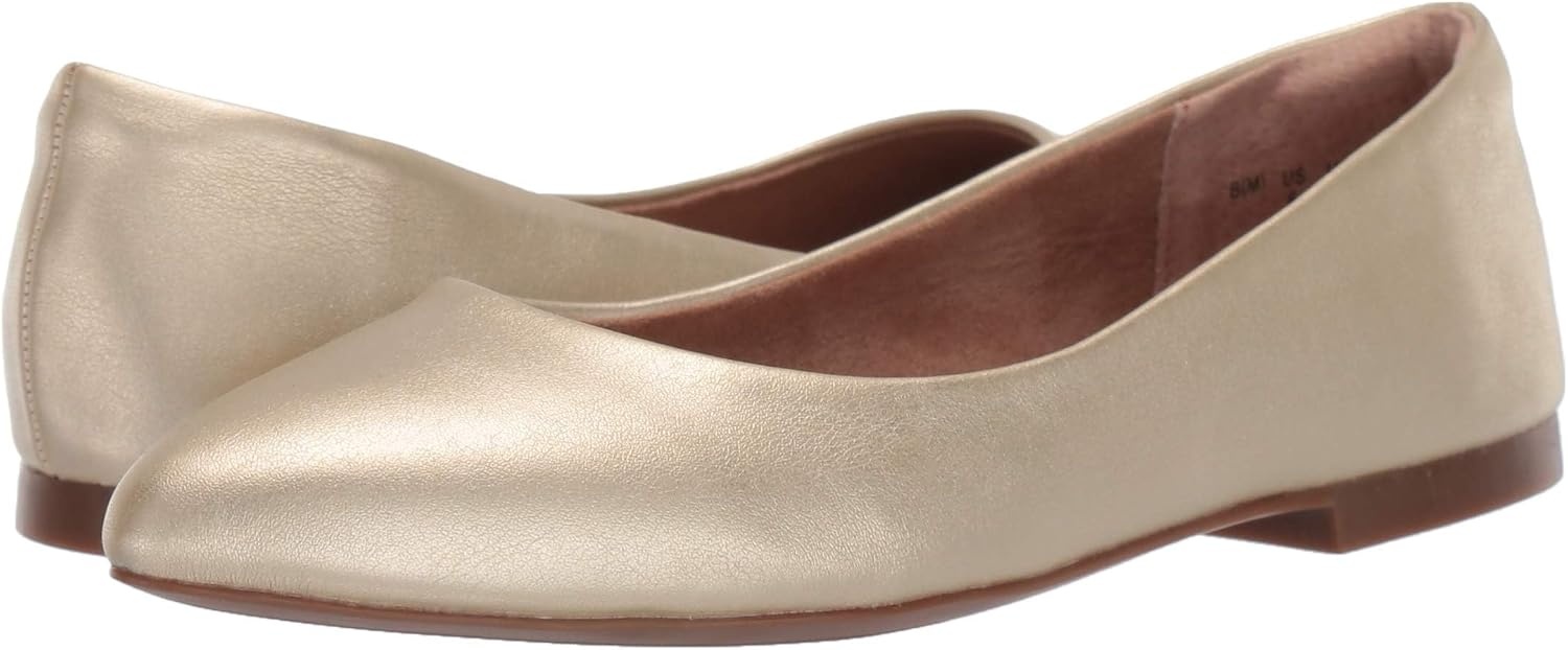 image:imageAmazon Essentials Womens PointedToe Ballet FlatsGold