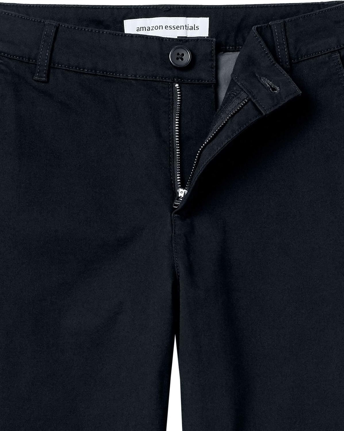 image:imageAmazon Essentials Womens Slim Fit Straight Leg Stretch Twill Chino PantBlack