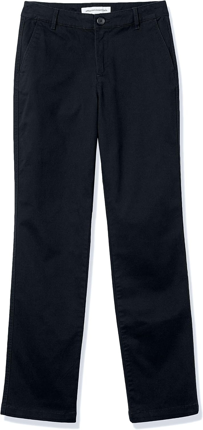 image:imageAmazon Essentials Womens Slim Fit Straight Leg Stretch Twill Chino PantBlack