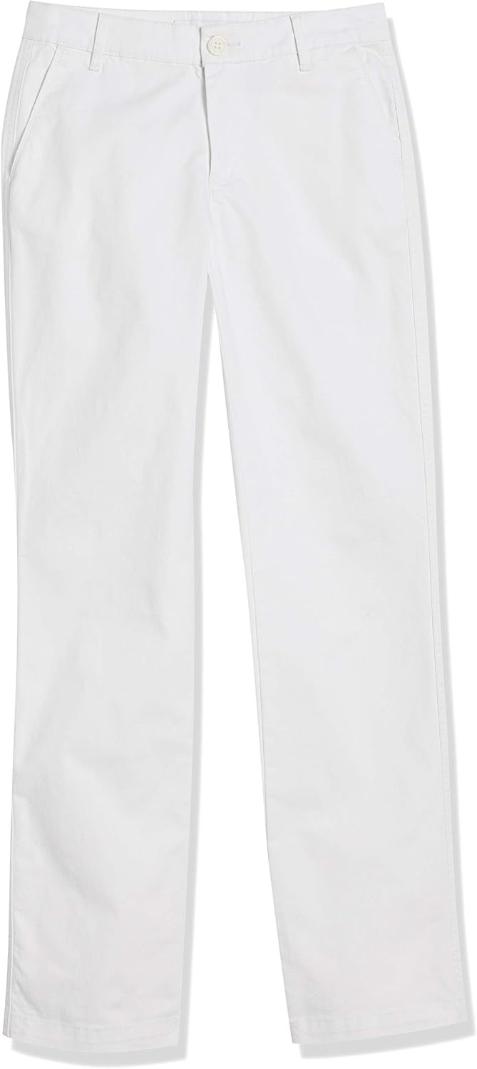 image:imageAmazon Essentials Womens Slim Fit Straight Leg Stretch Twill Chino PantBright White
