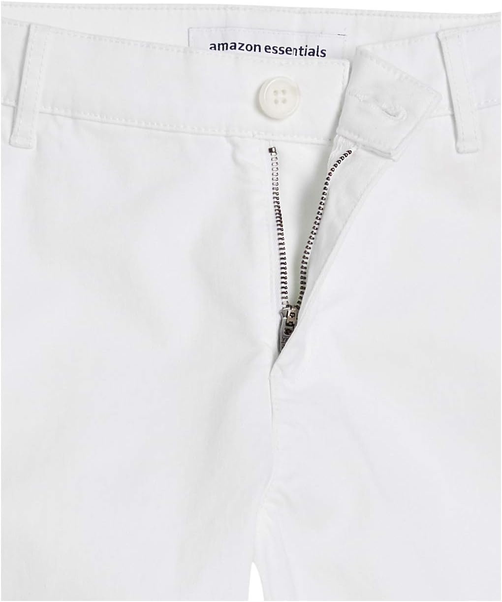 image:imageAmazon Essentials Womens Slim Fit Straight Leg Stretch Twill Chino PantBright White