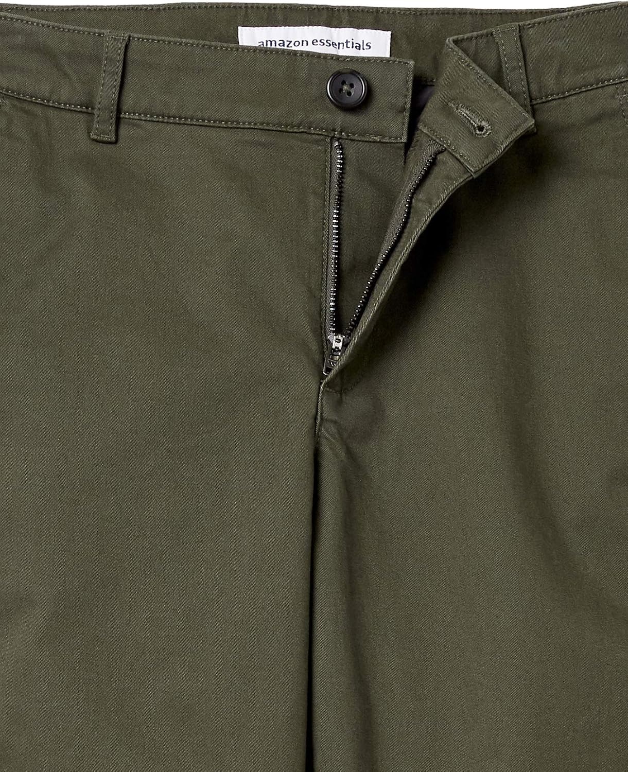 image:imageAmazon Essentials Womens Slim Fit Straight Leg Stretch Twill Chino PantDark Olive