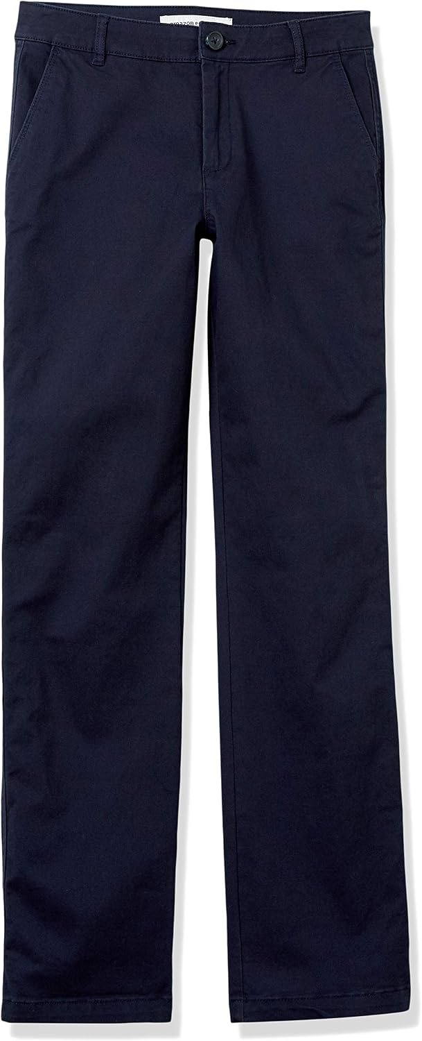 image:imageAmazon Essentials Womens Slim Fit Straight Leg Stretch Twill Chino PantNavy