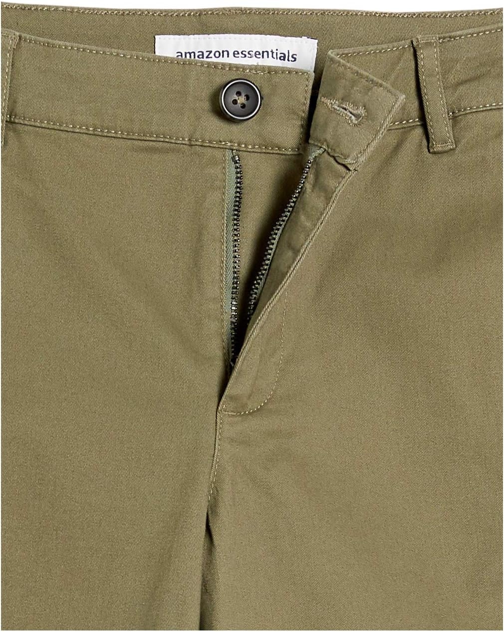 image:imageAmazon Essentials Womens Slim Fit Straight Leg Stretch Twill Chino PantWashed Olive