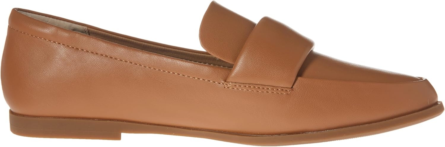 image:imageAmazon Essentials Womens Soft Almond Toe LoaferCamel Faux Leather