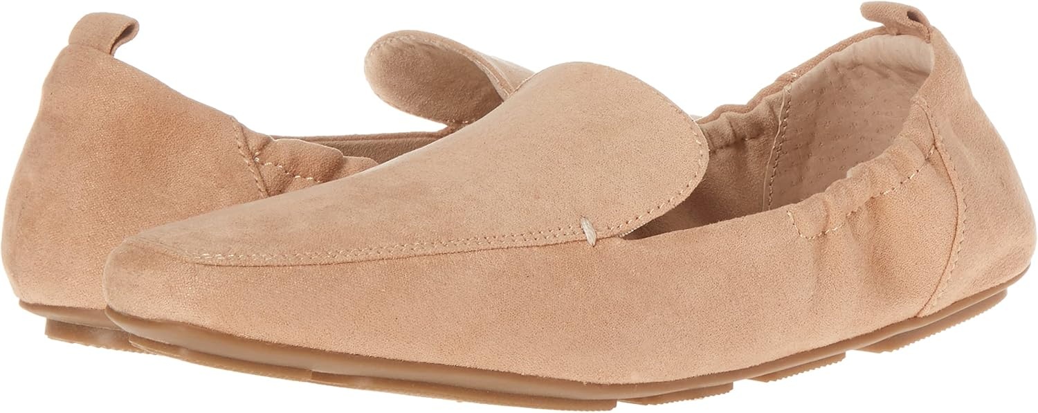 image:imageAmazon Essentials Womens Square Toe Soft SlipOn LoaferSand Microsuede