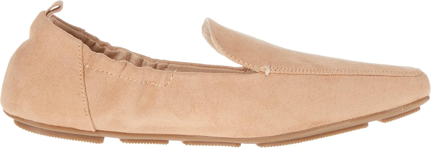 image:imageAmazon Essentials Womens Square Toe Soft SlipOn LoaferSand Microsuede
