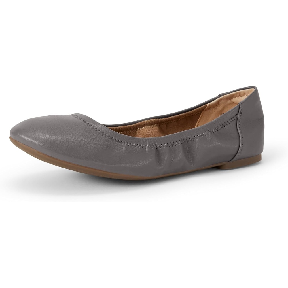 image:imageAmazon Essentials Womens Belice Comfortable SlipOn Ballet Flats ShoesCharcoal