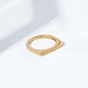 Amazon Essentials 14K Gold Plated Sterling Silver Bar Ring(Yellow Gold)