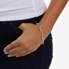 Amazon Essentials 14k Gold Plated or Silver Plated Chunky Chain Link Bracelet 7.5″(Silver)