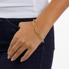 Amazon Essentials 14k Gold Plated or Silver Plated Chunky Chain Link Bracelet 7.5″(Yellow Gold)