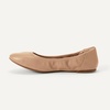Amazon Essentials Women’s Belice Comfortable Slip-On Ballet Flats Shoes(Beige)