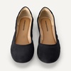 Amazon Essentials Women’s Belice Comfortable Slip-On Ballet Flats Shoes(Black  Microsuede)