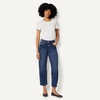 Amazon Essentials Women’s Belice Comfortable Slip-On Ballet Flats Shoes(Navy Faux Leather)