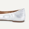 Amazon Essentials Women’s Belice Comfortable Slip-On Ballet Flats Shoes(Silver)